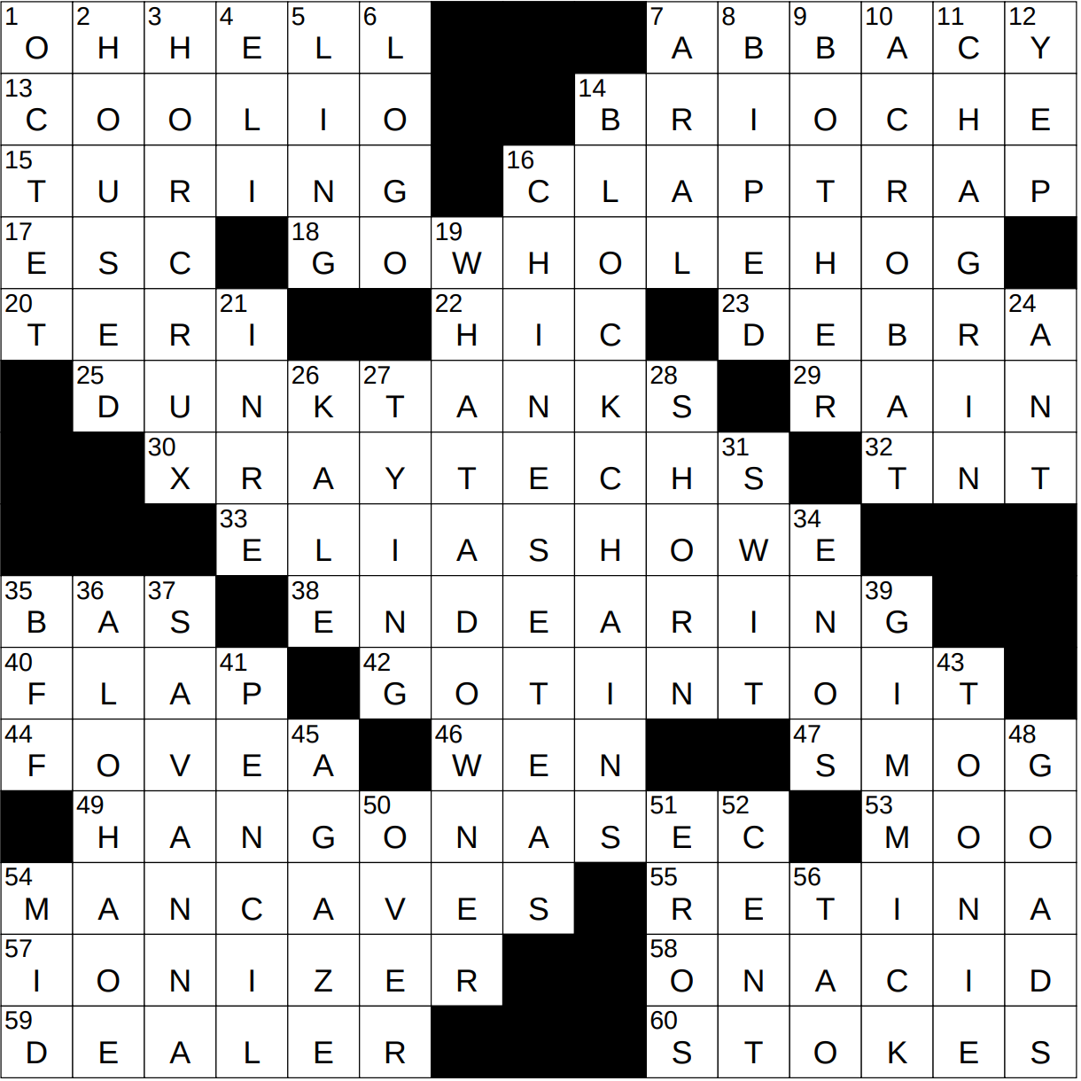 0311 23 NY Times Crossword 11 Mar 23 Saturday NYXCrossword