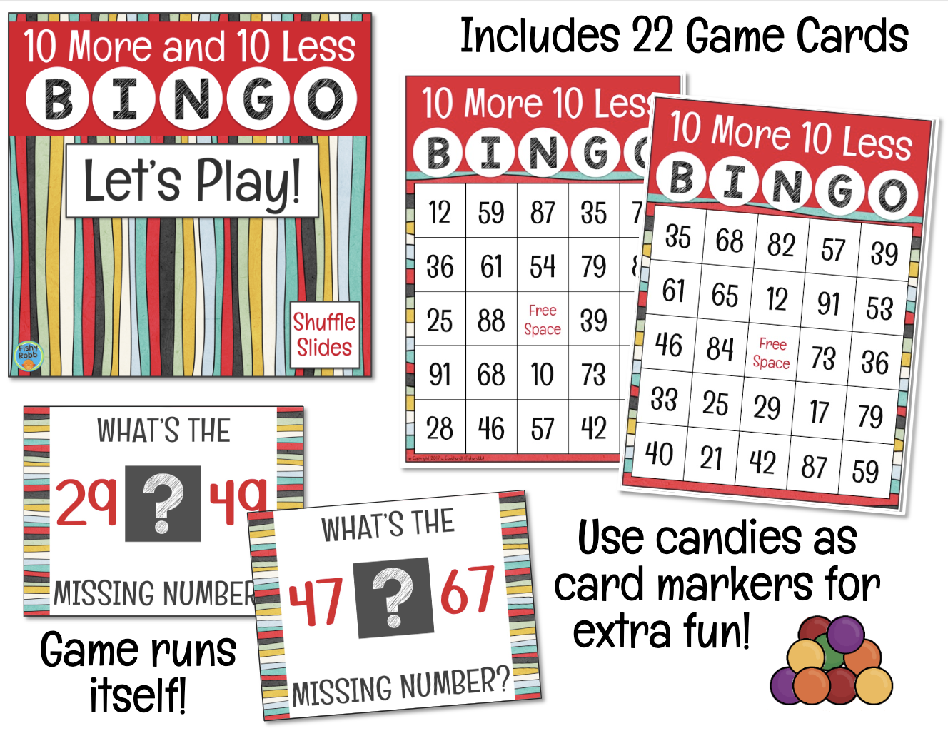 10 More 10 Less Game Math Bingo For Powerpoint Made By Teachers 10 More 10 Less Game Math Bingo For Powerpoint Made By Teachers