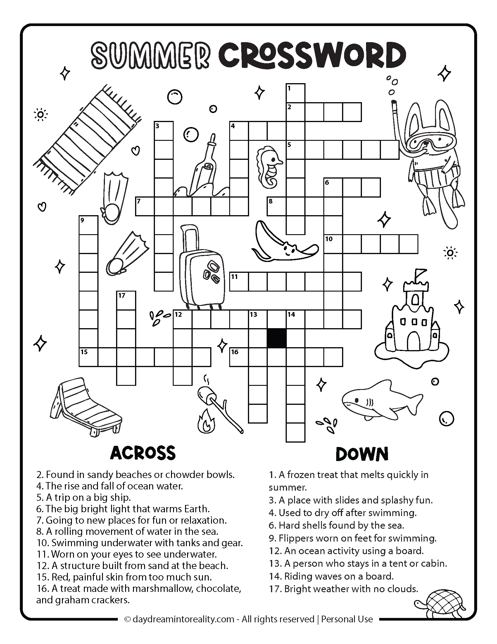 crossword puzzles for teens