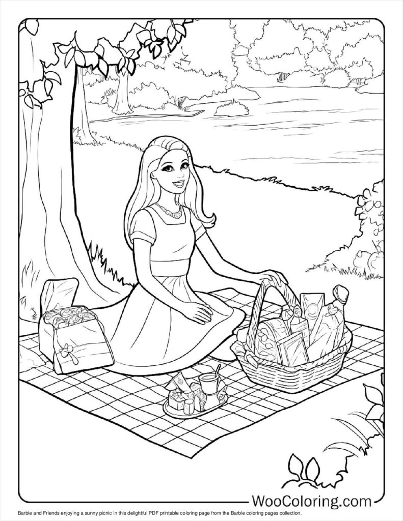 100 Barbie Coloring Pages Free PDF To Print Woo Coloring 100 Barbie Coloring Pages Free PDF To Print Woo Coloring