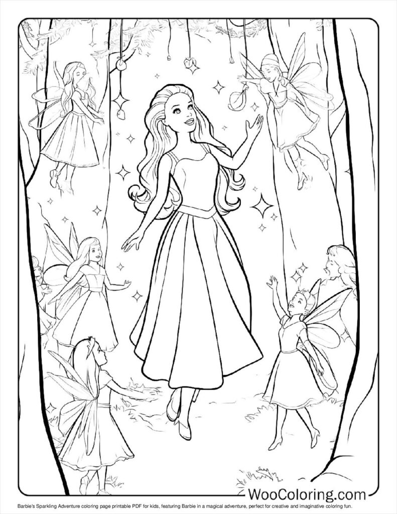 100 Barbie Coloring Pages Free PDF To Print Woo Coloring 100 Barbie Coloring Pages Free PDF To Print Woo Coloring