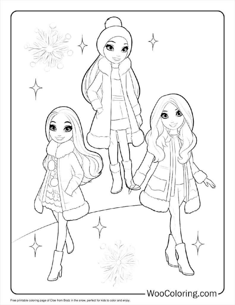bratz doll coloring pages bratz doll coloring pages
