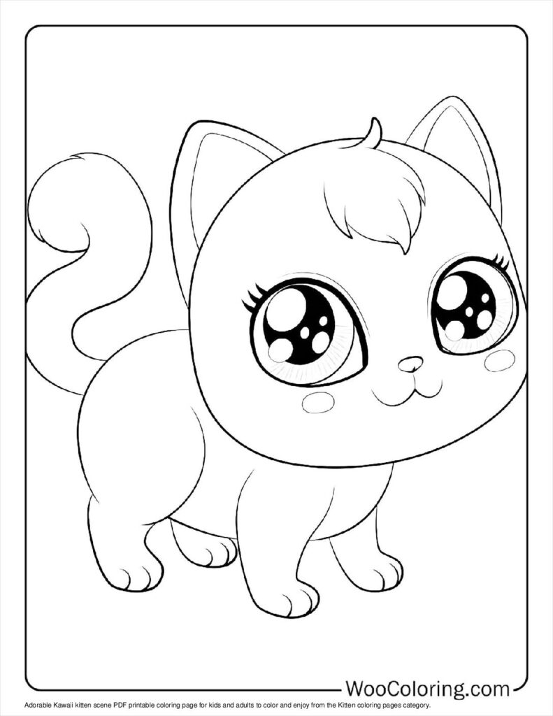 kitty cat color pages kitty cat color pages