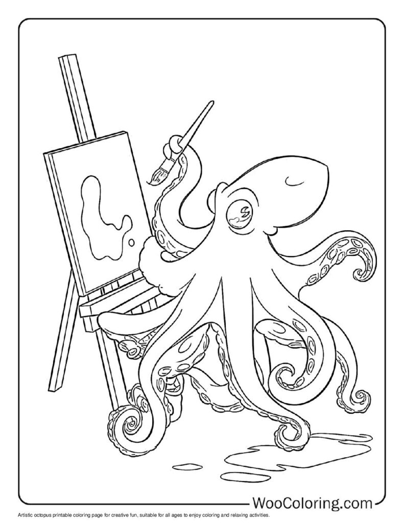 100 Octopus Coloring Pages Free PDF To Print Woo Coloring 100 Octopus Coloring Pages Free PDF To Print Woo Coloring