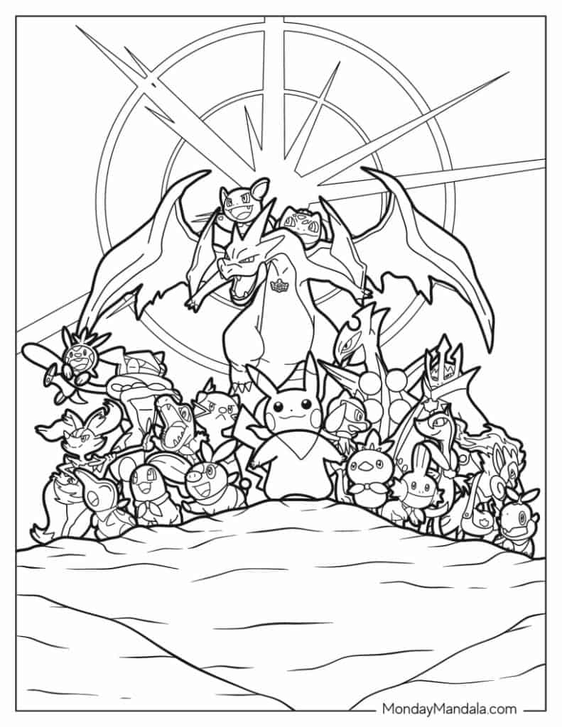 pokemon colouring in sheets pokemon colouring in sheets