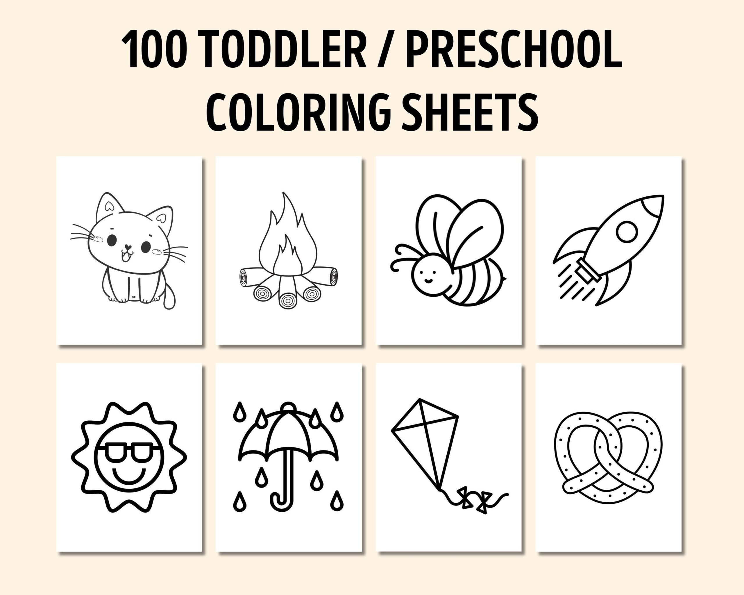 printable preschool coloring pages
