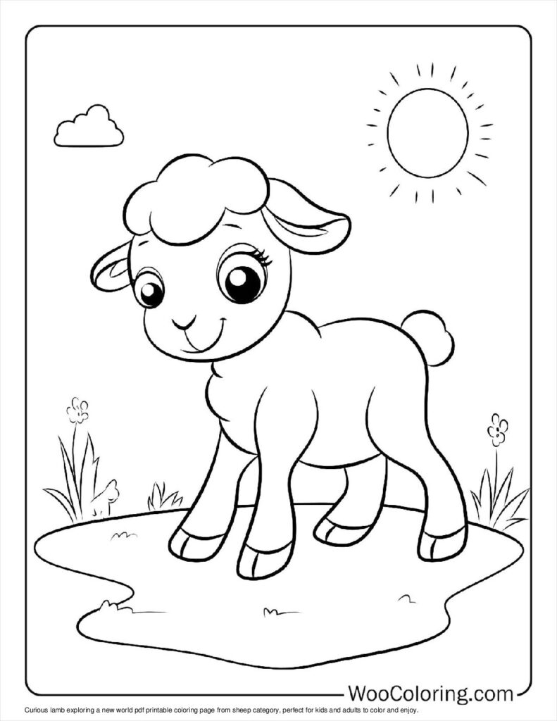 100 Sheep Coloring Pages Free PDF To Print Woo Coloring