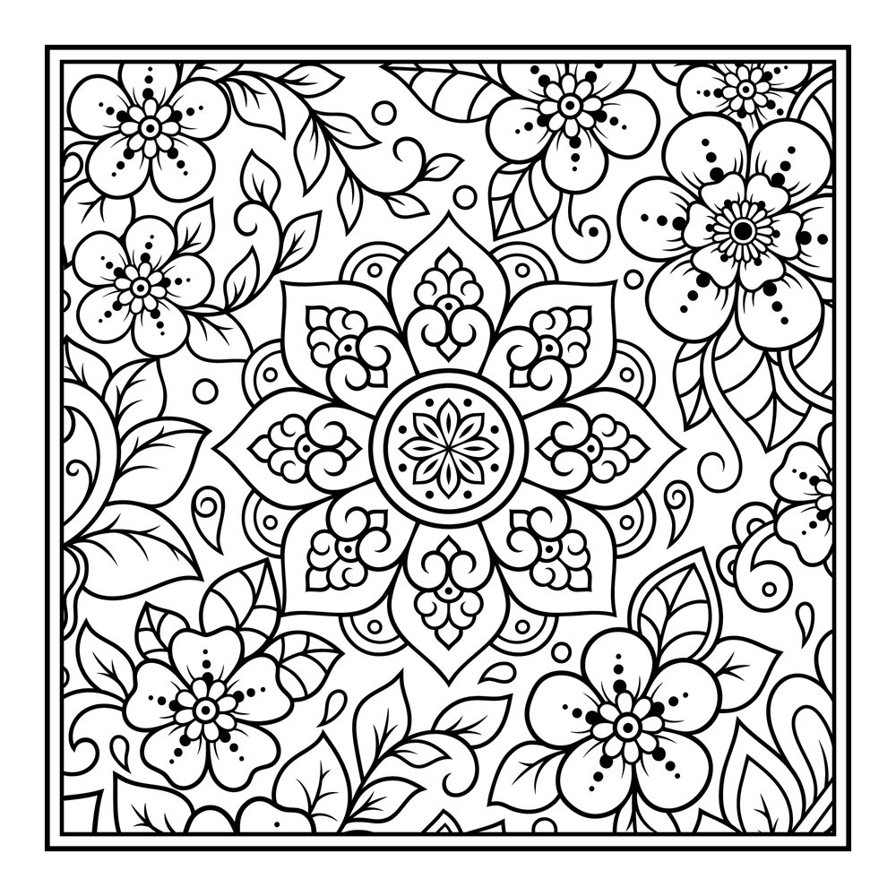 110 Adult Coloring Pages Flowers Mandalas Butterflies And More Etsy 110 Adult Coloring Pages Flowers Mandalas Butterflies And More Etsy