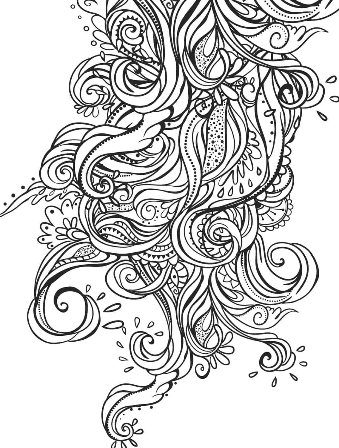 15 CRAZY Busy Coloring Pages For Adults Nerdy Mamma