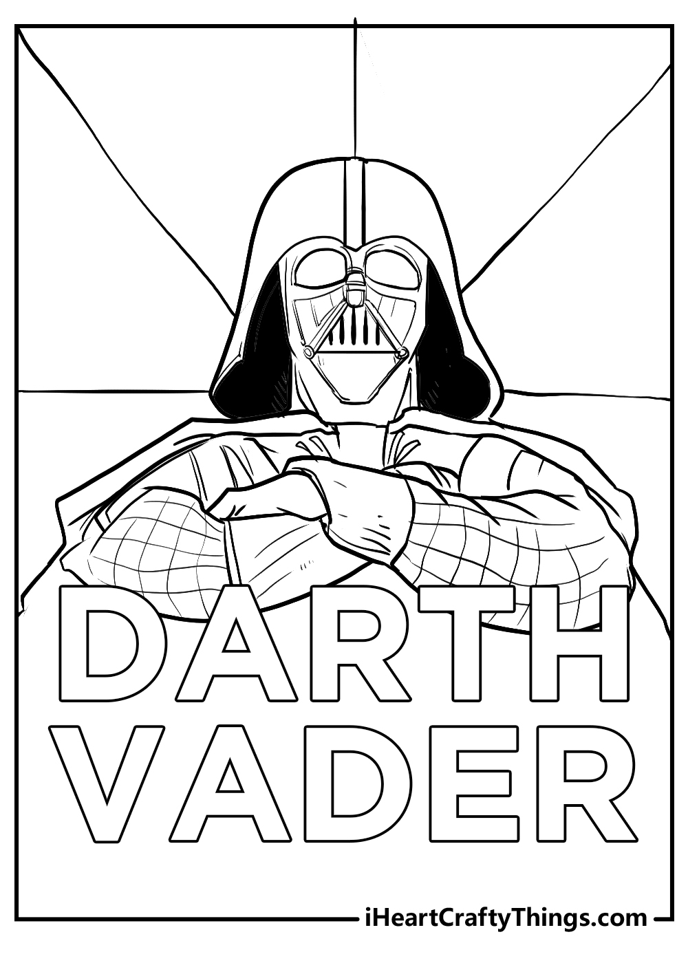 15 Darth Vader Coloring Pages Easy Free To Print PDF 