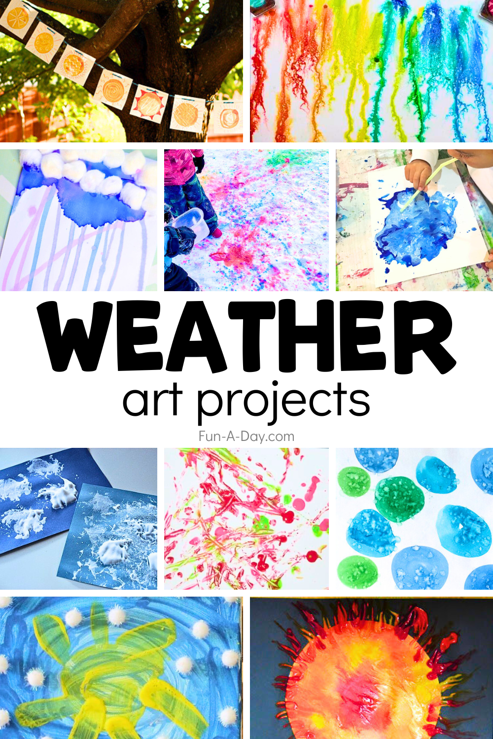 15 Weather Art Projects Fun A Day 