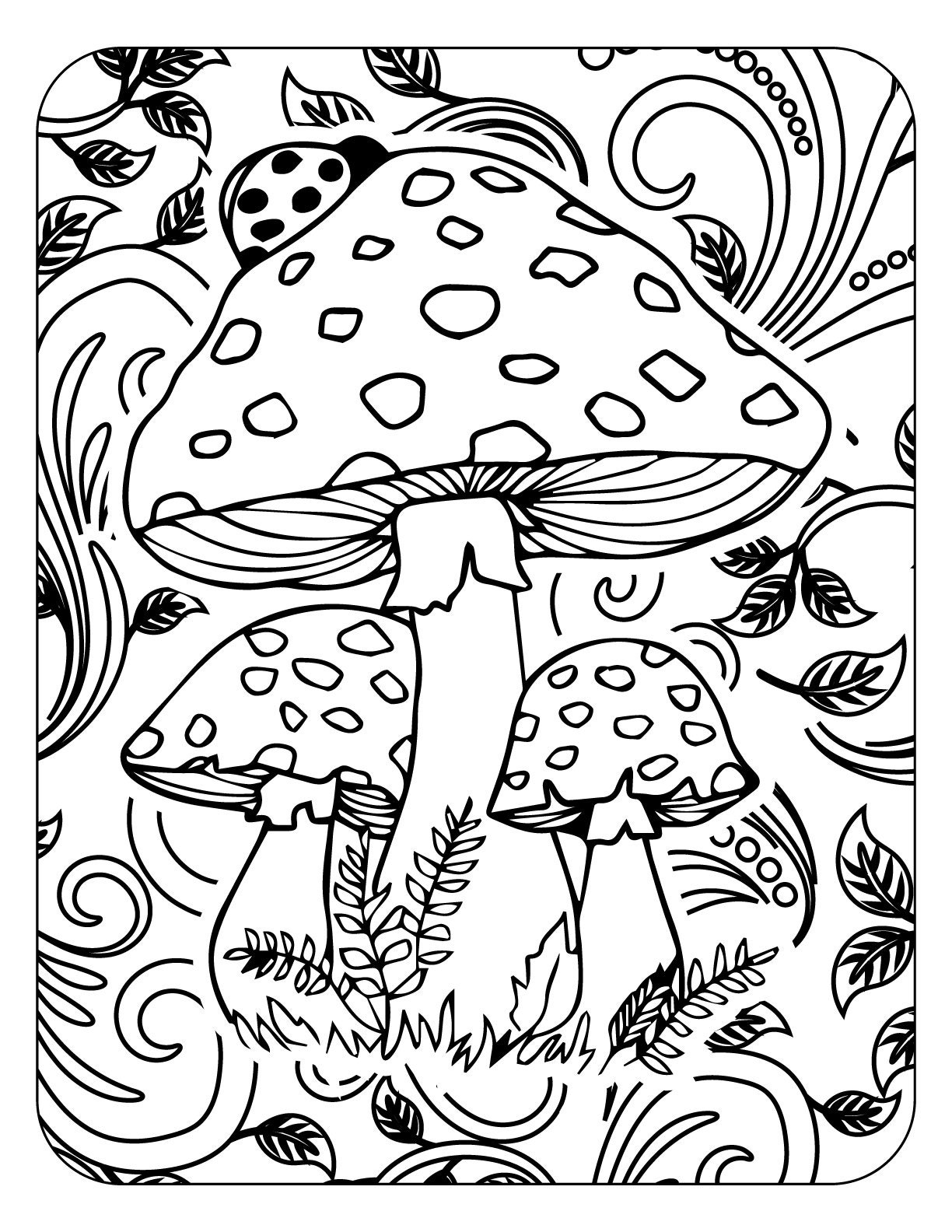 16 Pages Of The Coolest Mushrooms For Coloring Kids Adult Teenager Printable Book Pages Digital Download Not A Physical Product Etsy 16 Pages Of The Coolest Mushrooms For Coloring Kids Adult Teenager Printable Book Pages Digital Download Not A Physical Product Etsy