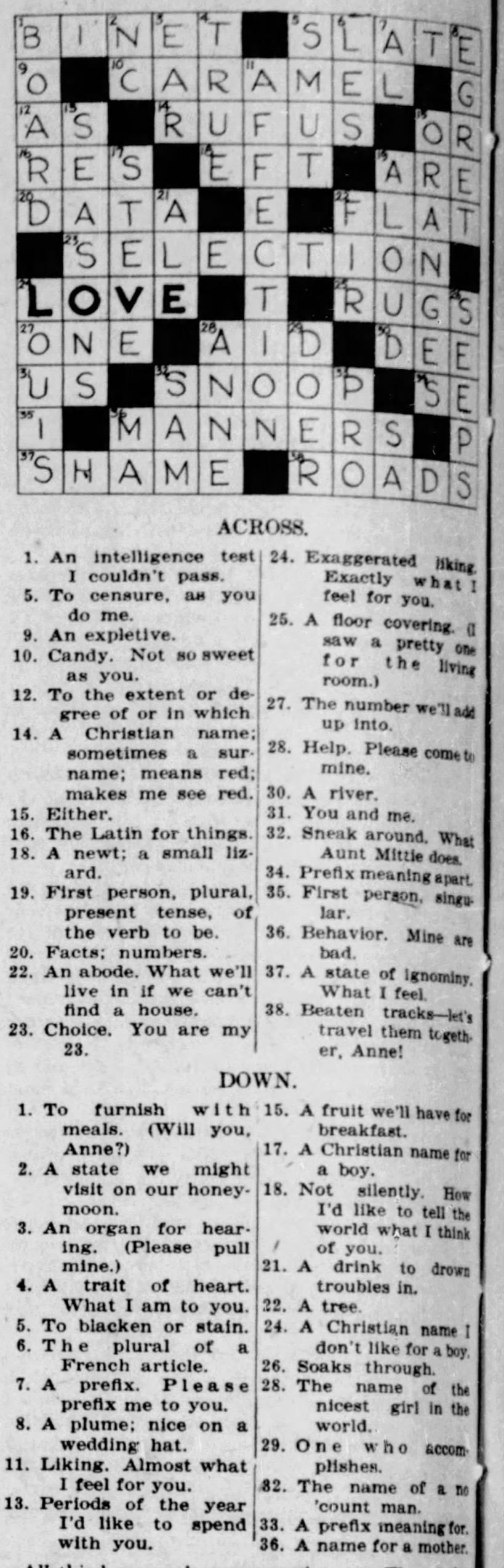 philadelphia inquirer crossword puzzle