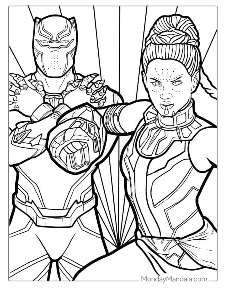 black panther coloring pages black panther coloring pages
