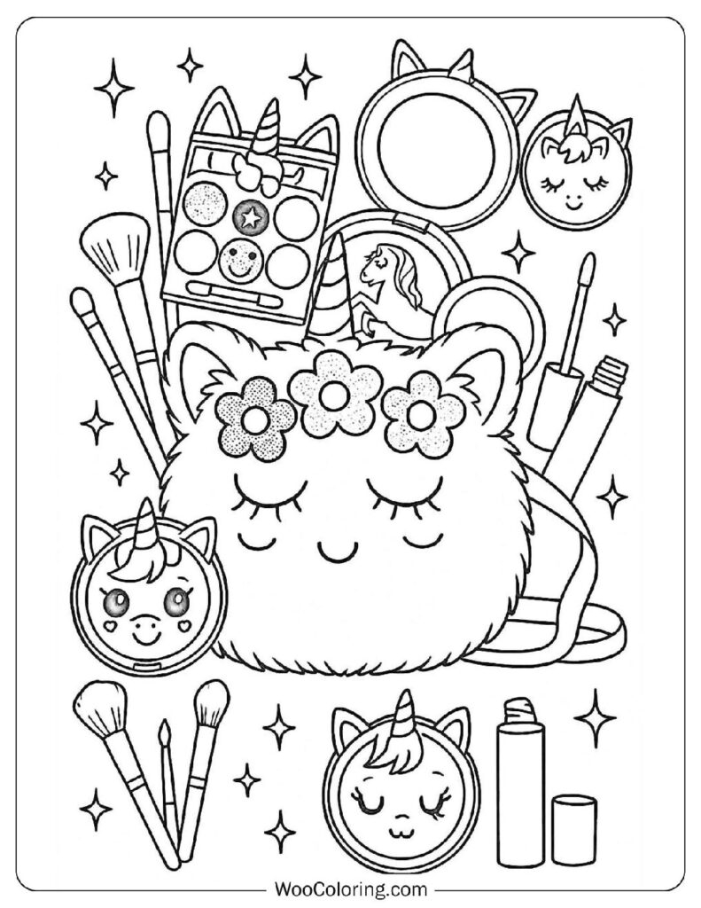 22 Makeup Coloring Pages Free PDF To Print Woo Coloring 22 Makeup Coloring Pages Free PDF To Print Woo Coloring