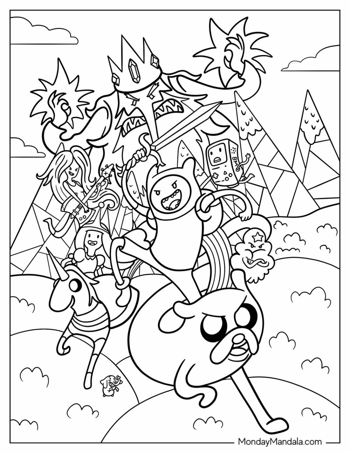 24 Adventure Time Coloring Pages Free PDF Printables 24 Adventure Time Coloring Pages Free PDF Printables