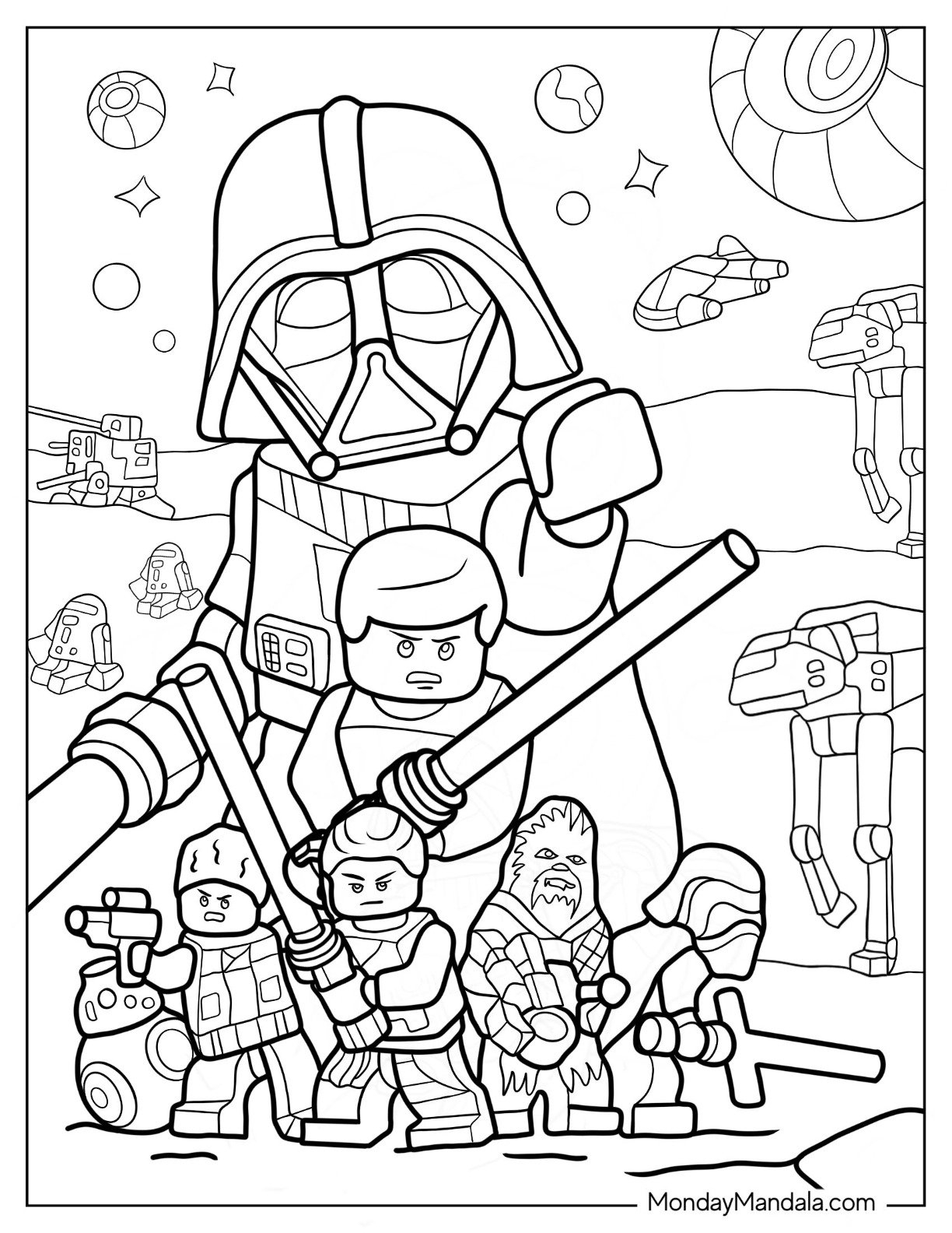 star wars coloring page star wars coloring page
