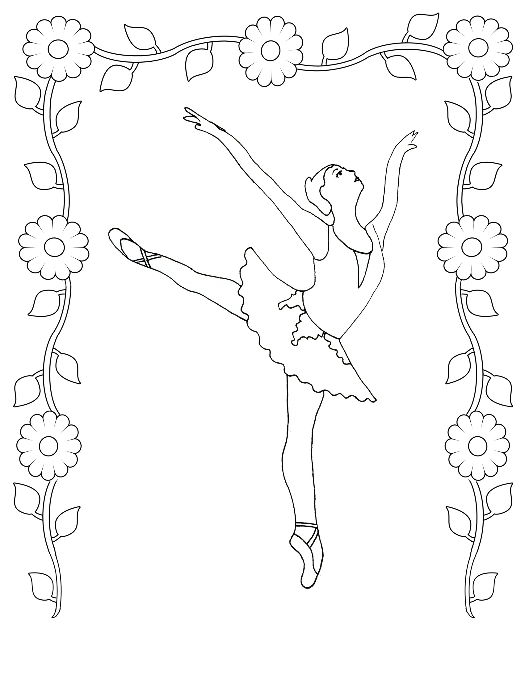 ballet dance coloring pages ballet dance coloring pages