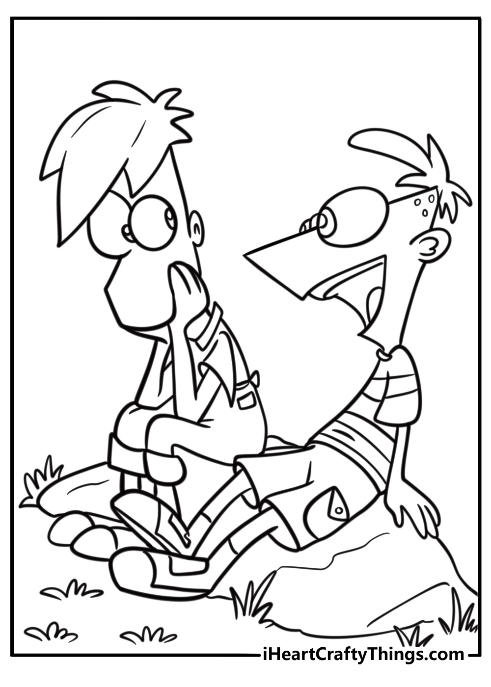 phineas and ferb coloring pages