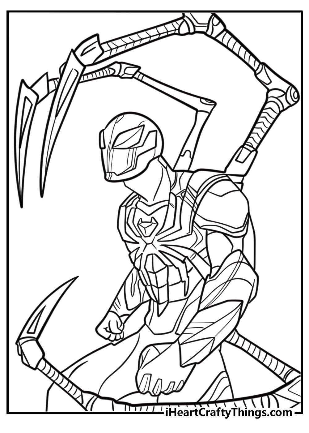 spiderman coloring pages pdf