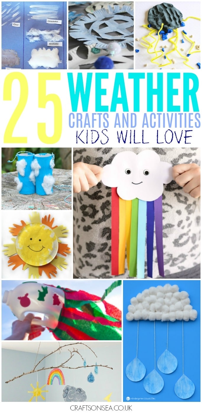25 Weather Crafts And Activities Kids Will Love Crafts On Sea