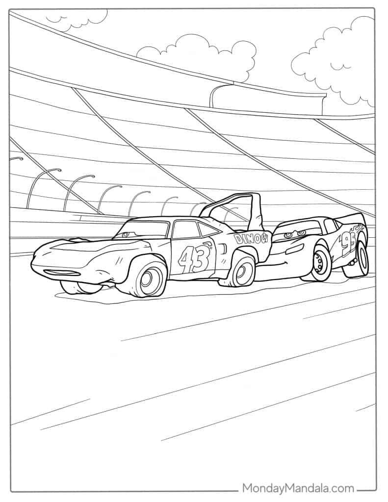 26 Lighting McQueen Coloring Pages Free PDF Printables 