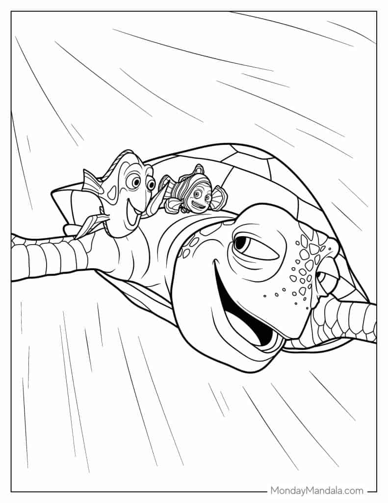 finding nemo coloring pages finding nemo coloring pages
