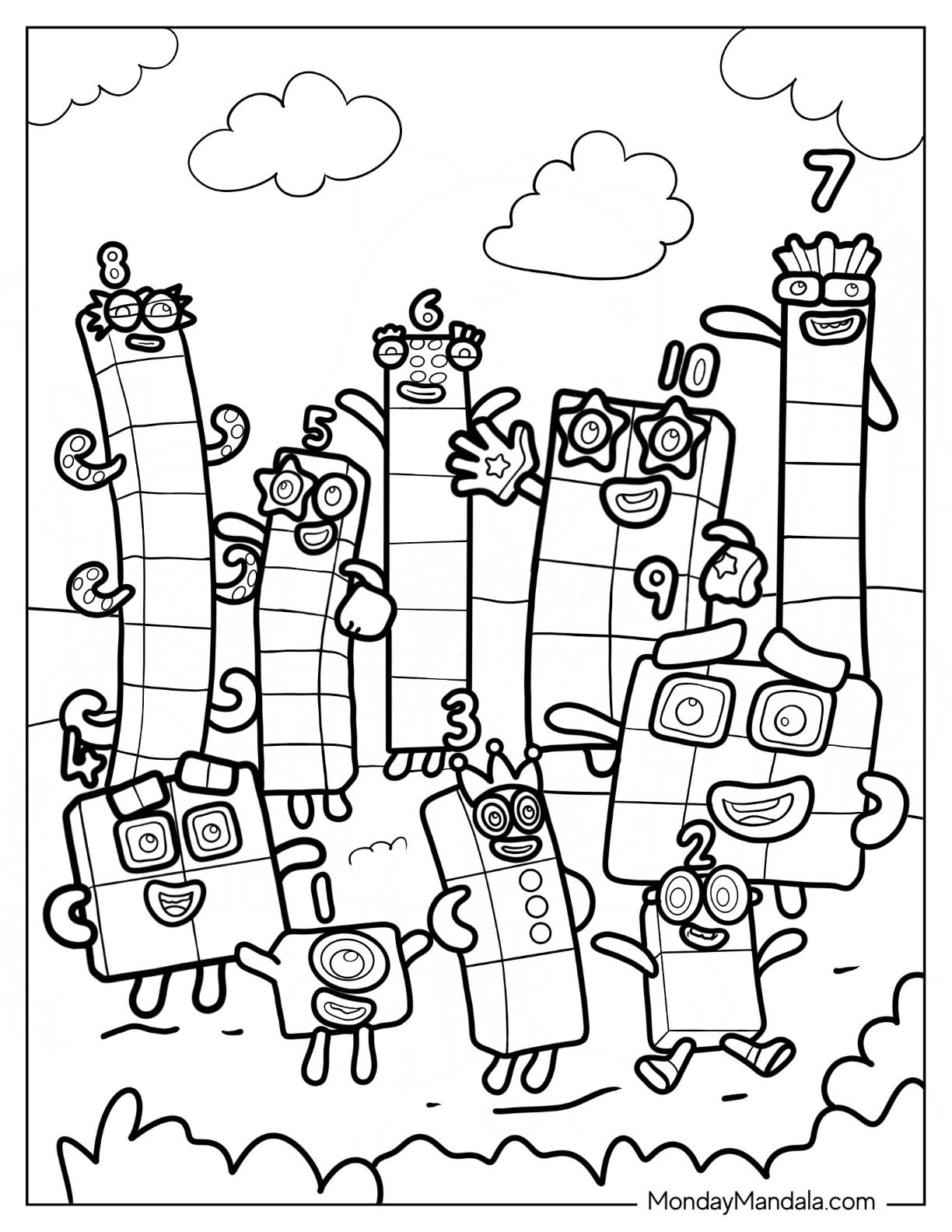 28 Numberblocks Coloring Pages Free PDF Printables 28 Numberblocks Coloring Pages Free PDF Printables