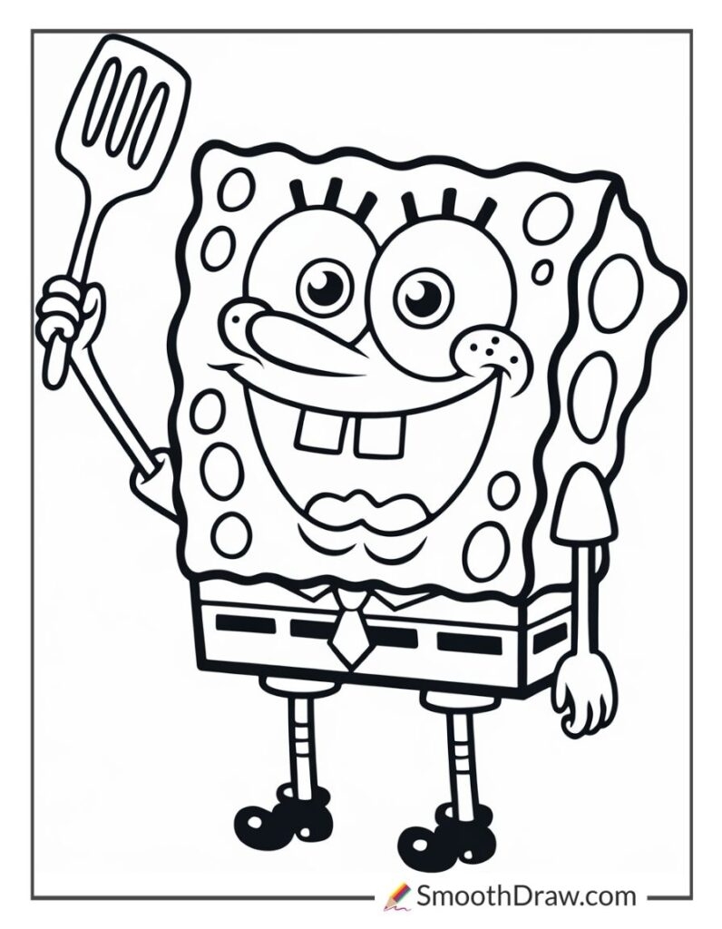 28 SpongeBob Coloring Pages Free Printables Smooth Draw