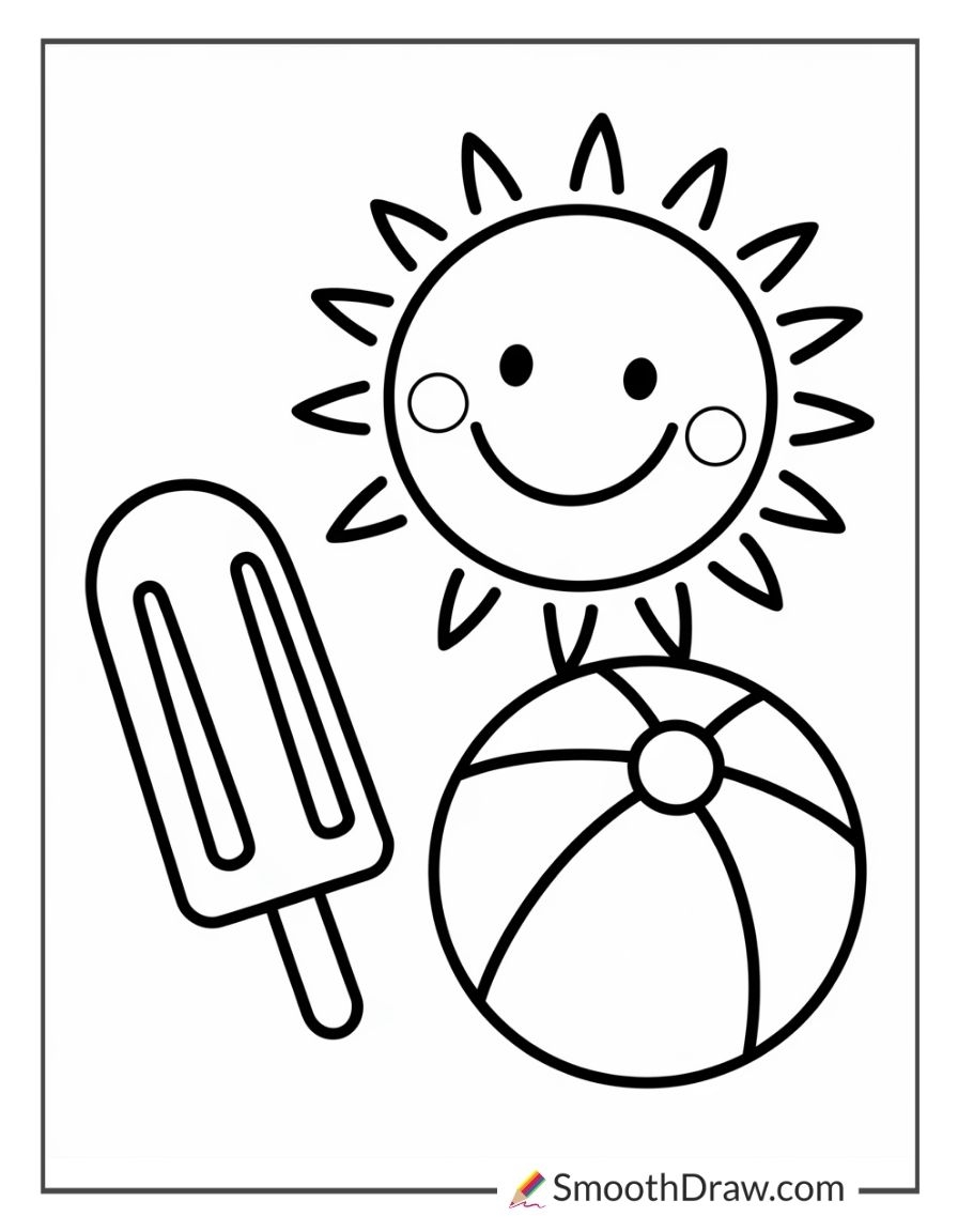 29 Summer Coloring Pages Smooth Draw 29 Summer Coloring Pages Smooth Draw
