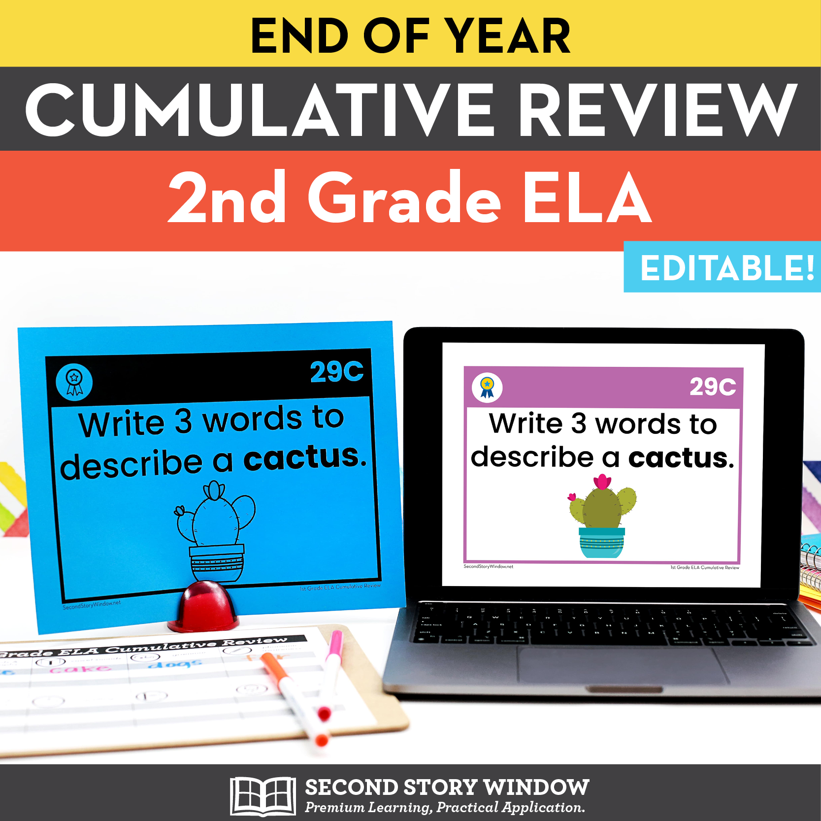 2nd Grade Language Arts Cumulative Review Editable ELA Google Slides Activity Second Story Window 2nd Grade Language Arts Cumulative Review Editable ELA Google Slides Activity Second Story Window