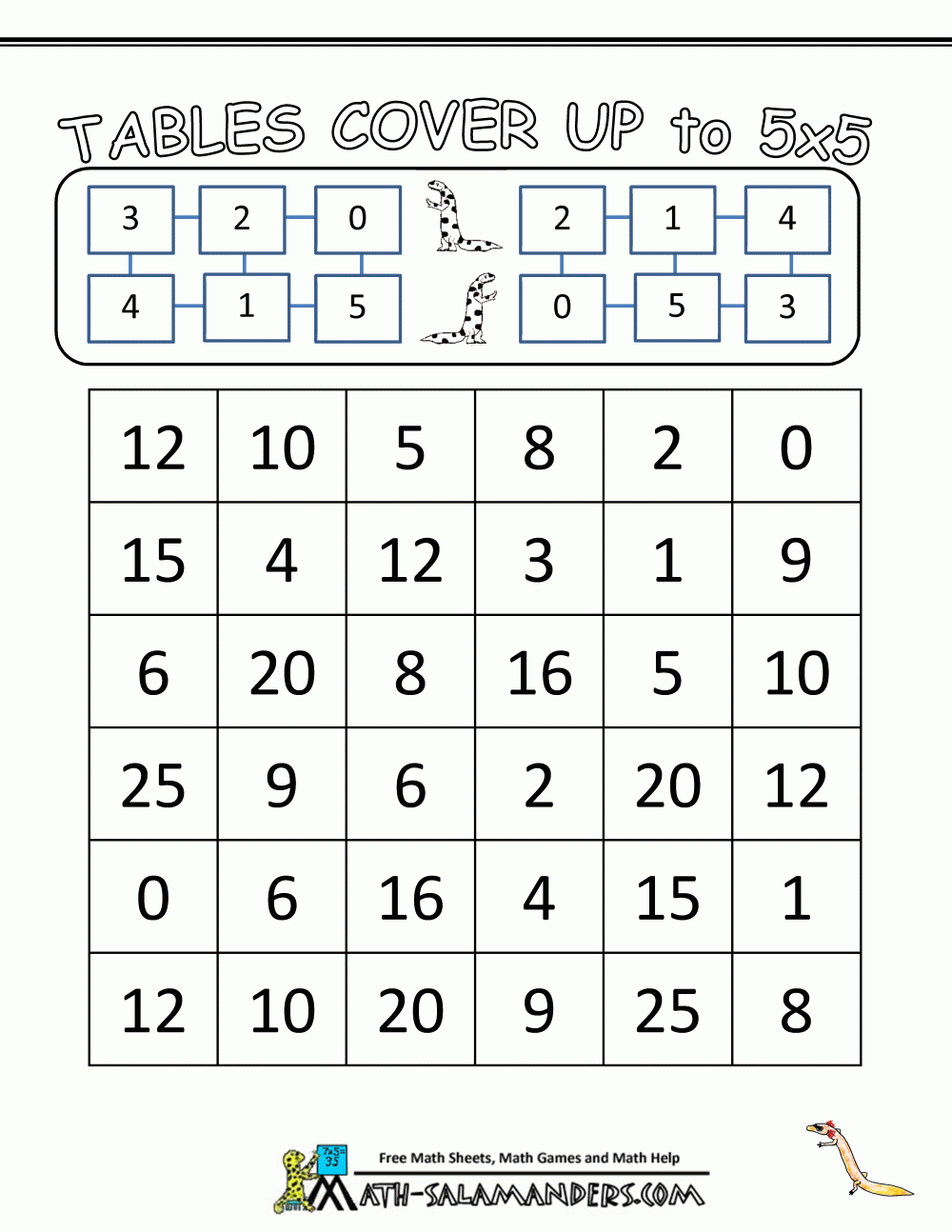 multiplication games for second graders