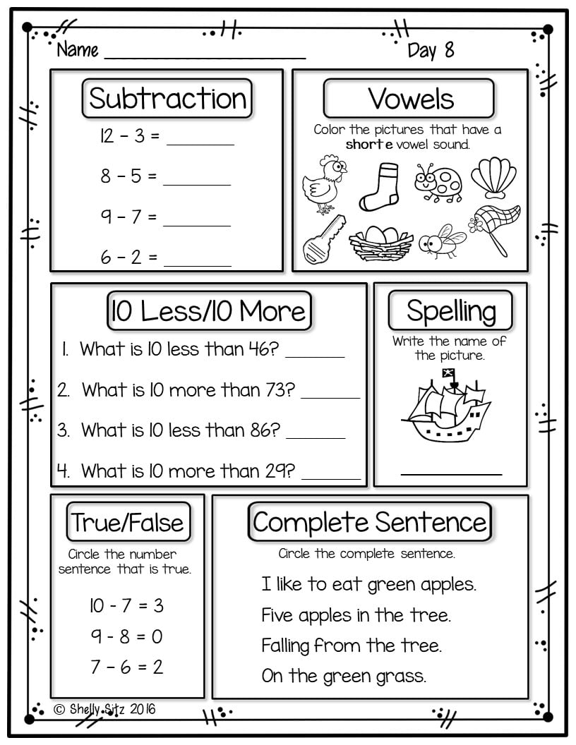 2nd Grade Morning Work Freebies And More Second Grade Teaching Blog 2nd Grade Morning Work Freebies And More Second Grade Teaching Blog