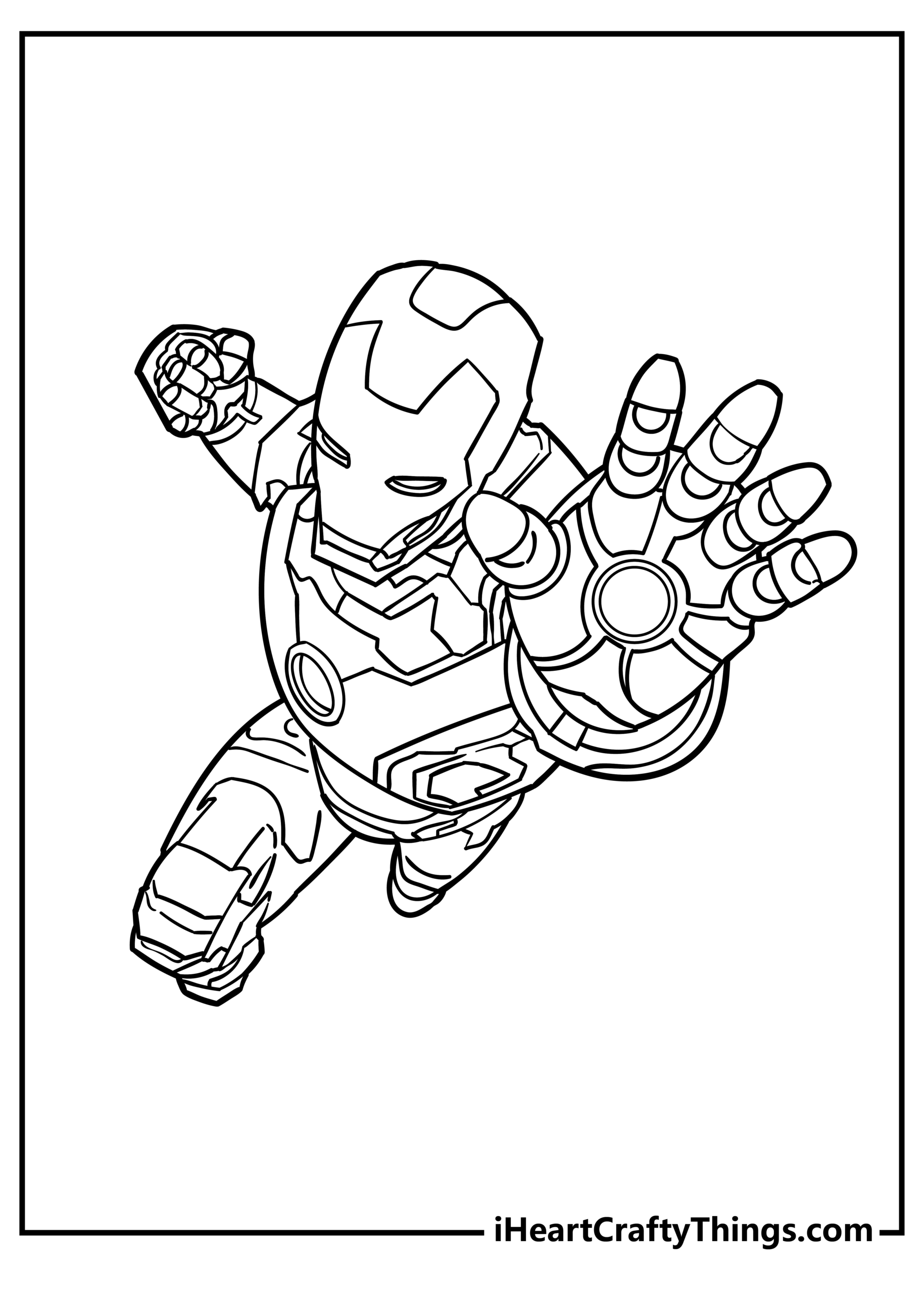 coloring pages of the avengers