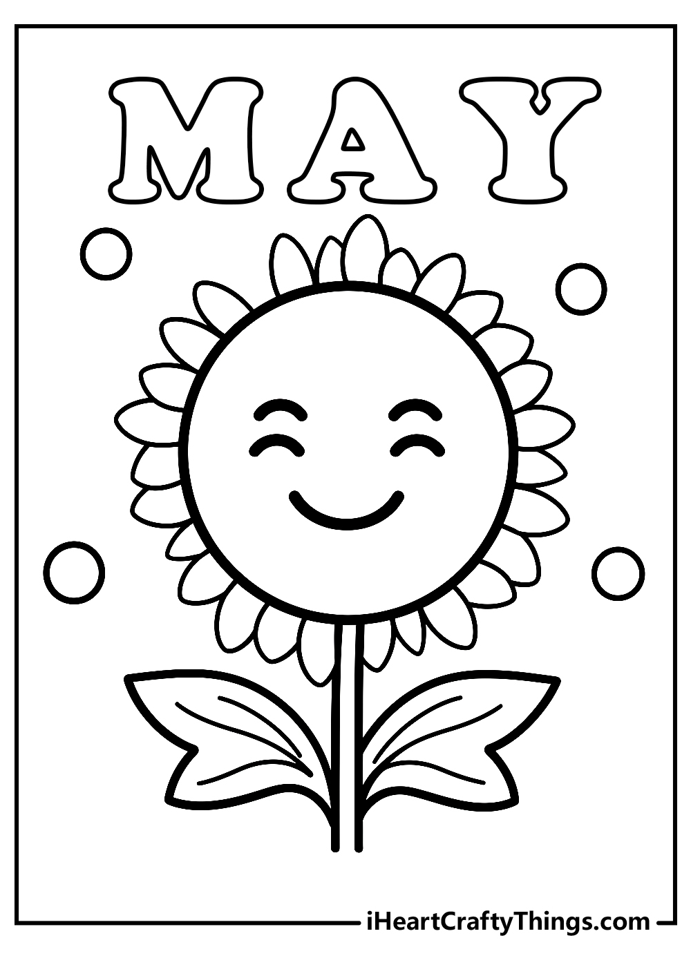 easy may coloring pages