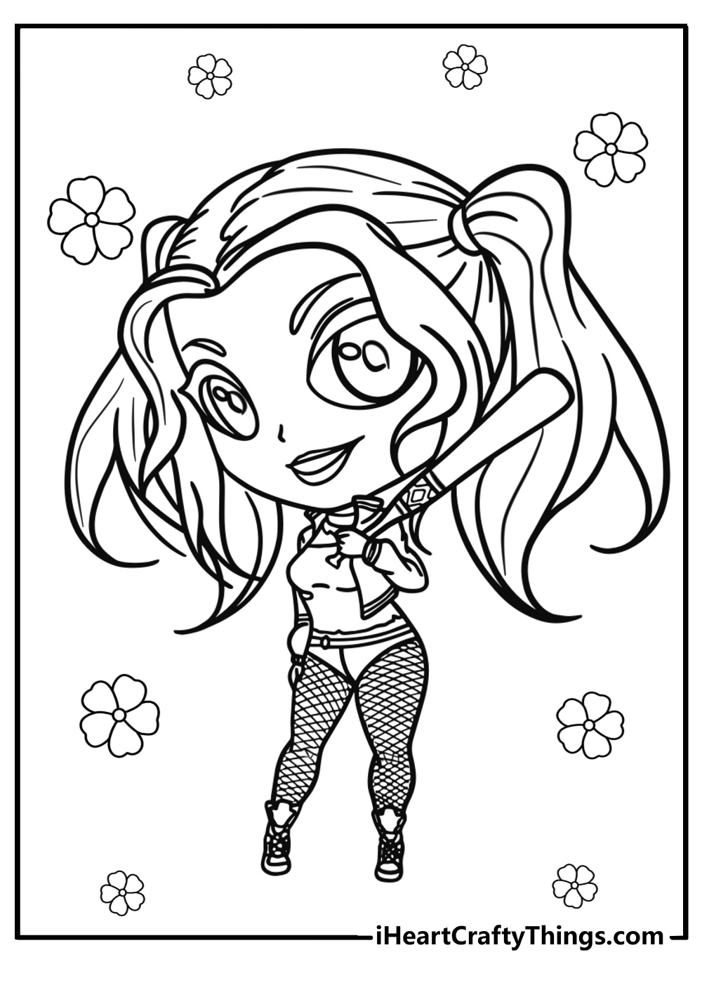 33 Harley Quinn Coloring Pages Easy Free To Print PDFs 