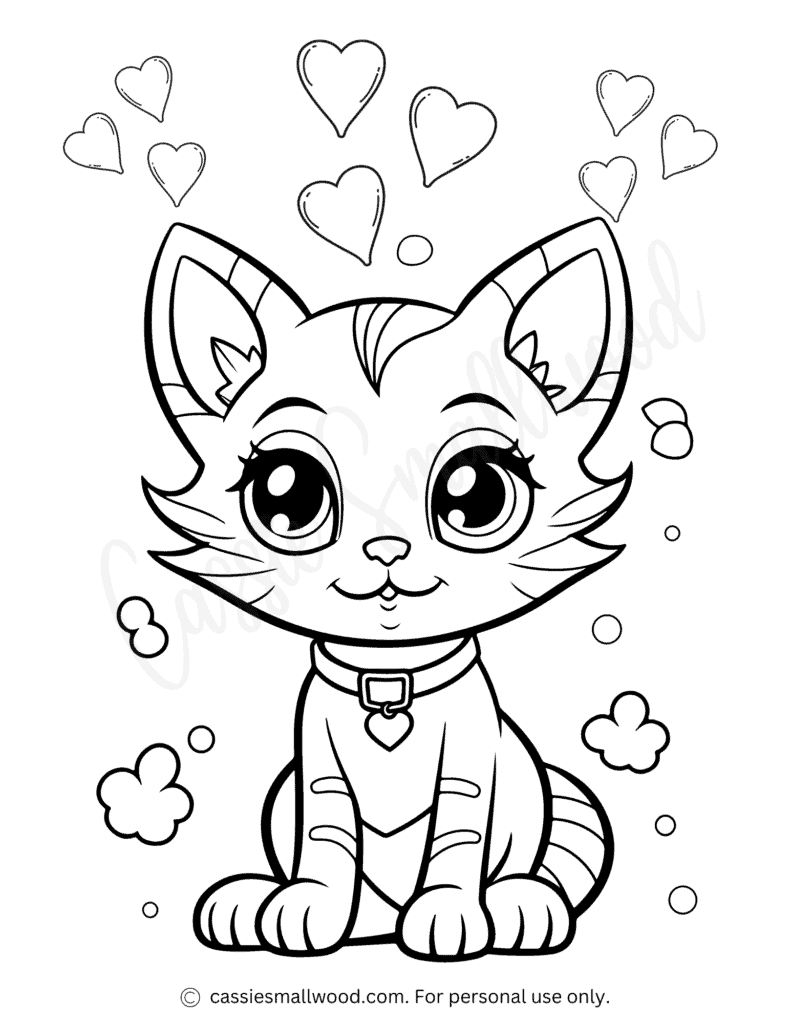 free cat coloring pages free cat coloring pages