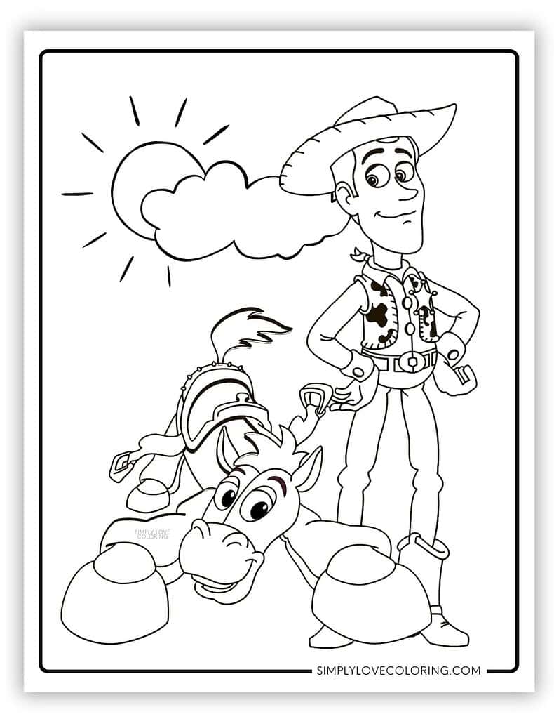 toy story coloring page printable toy story coloring page printable