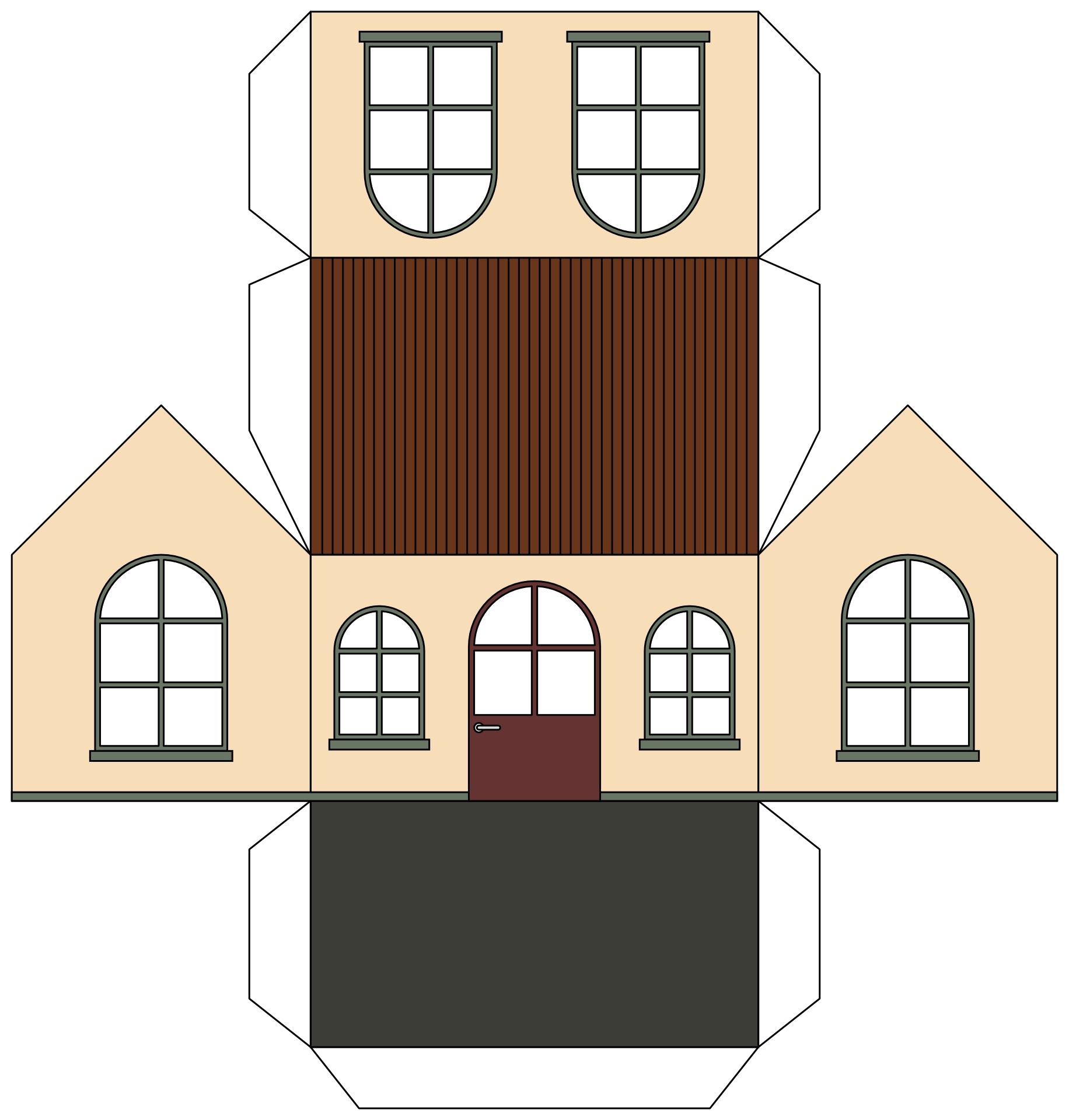 3d House Printable