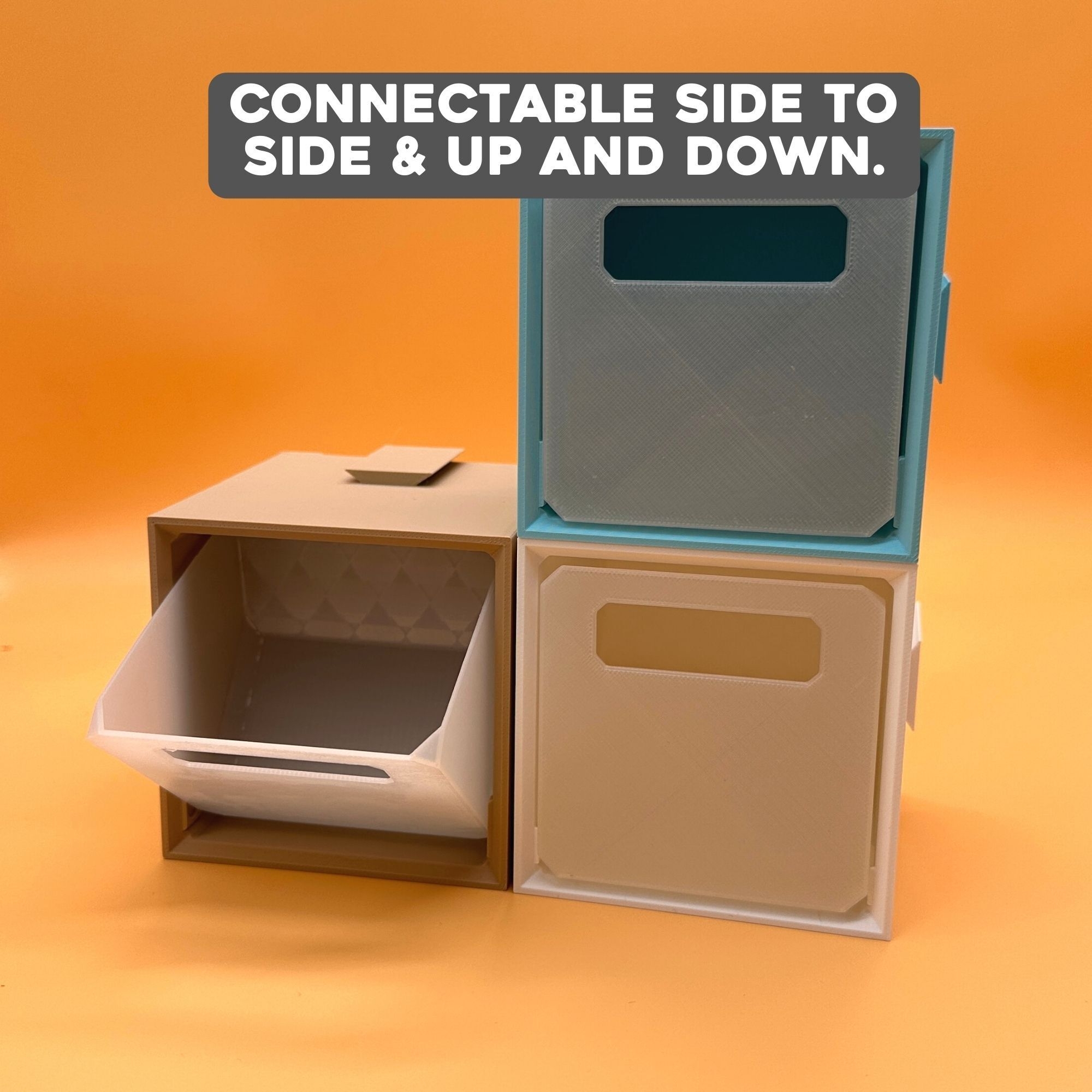  3D Printable Stackable Storage Boxes 3D File For 3D Printing Cults