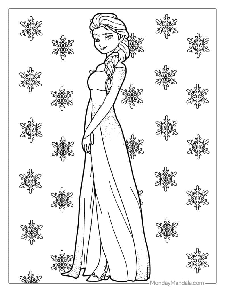 40 Elsa Coloring Pages Free PDF Printables 40 Elsa Coloring Pages Free PDF Printables
