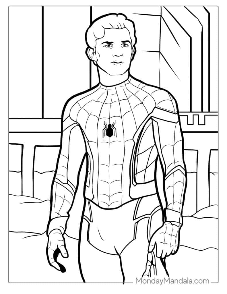40 Spider Man Coloring Pages Free PDF Printables 