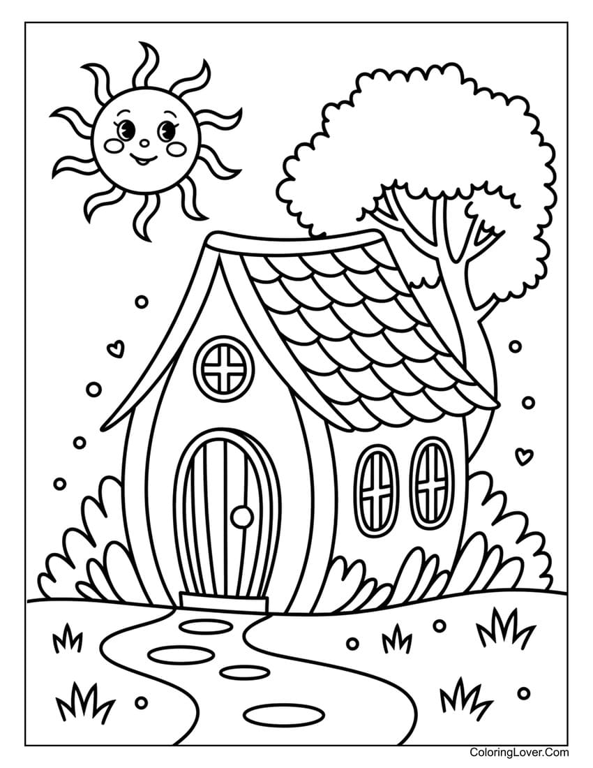 47 House Coloring Pages Free Printables For All Ages 47 House Coloring Pages Free Printables For All Ages