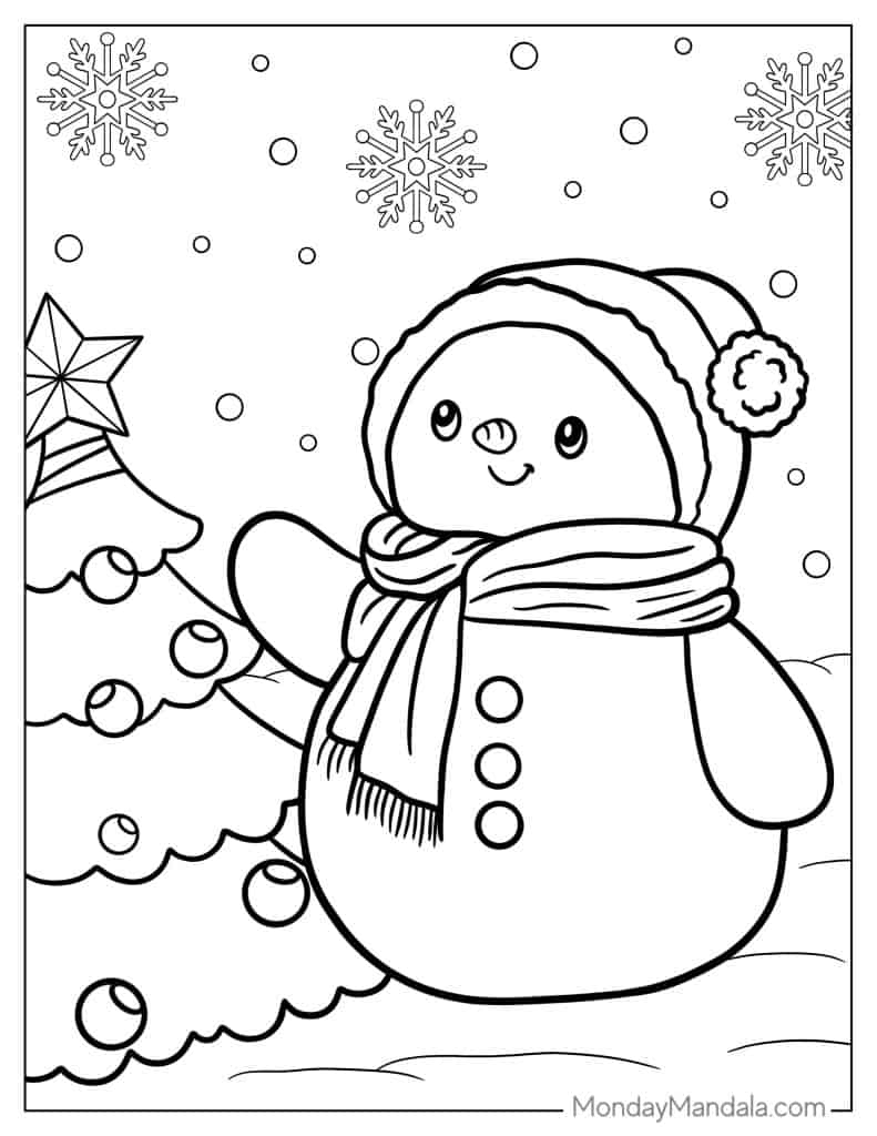 48 Snowman Coloring Pages Free PDF Printables 48 Snowman Coloring Pages Free PDF Printables