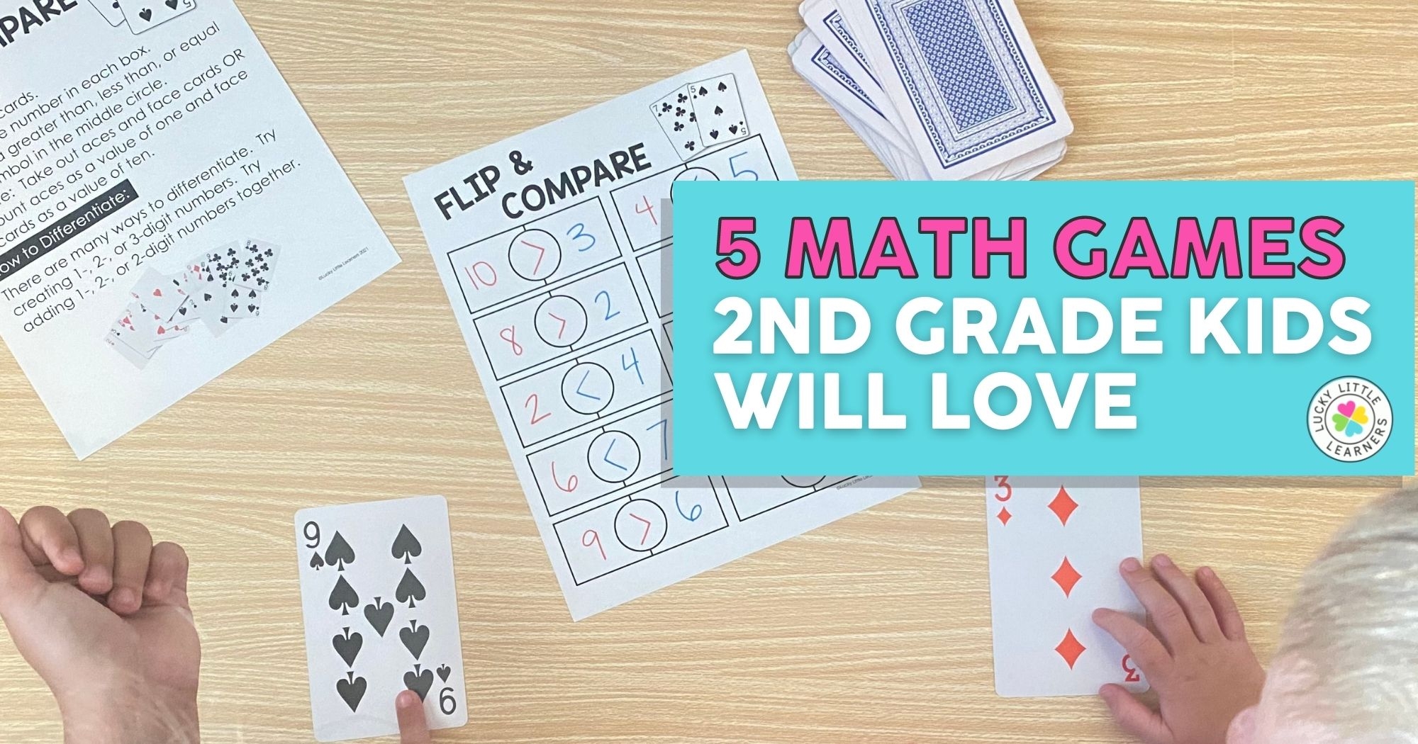5 Math Games 2nd Grade Kids Love Lucky Little Learners