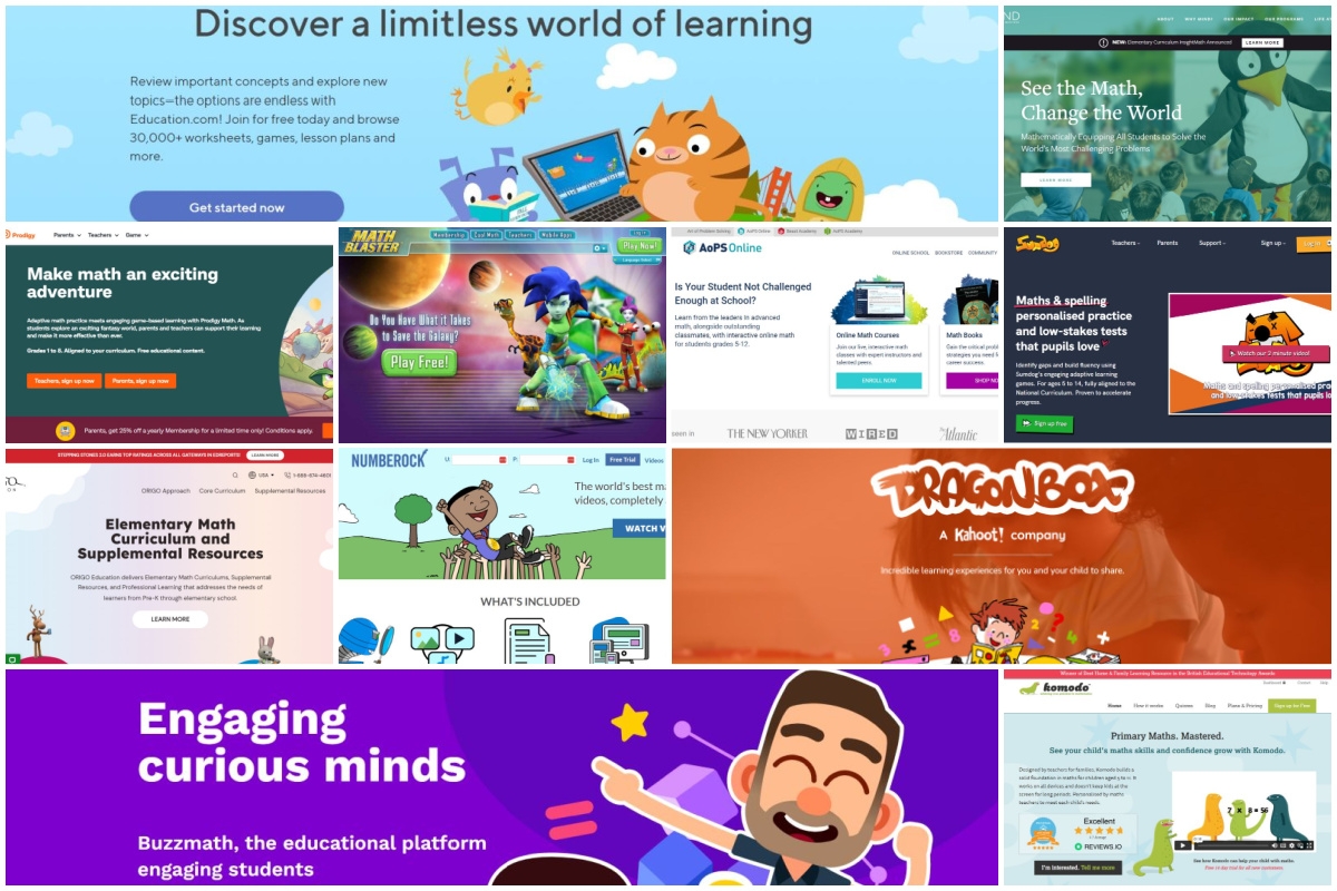 50 Best Math Websites For Kids