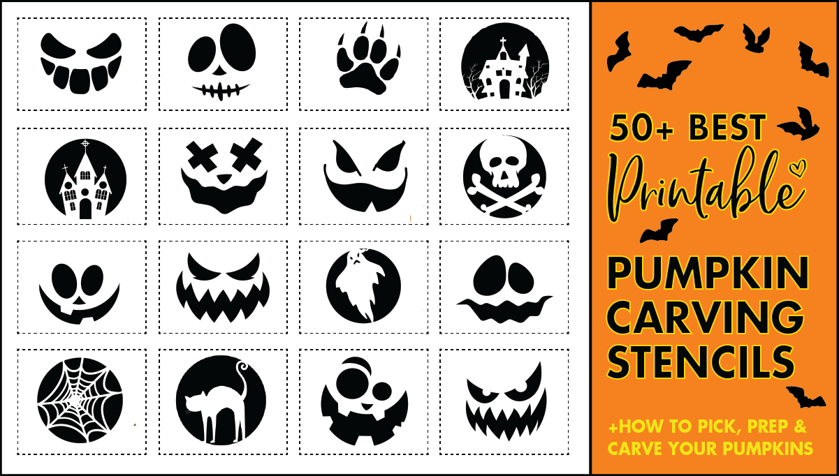 free printable halloween pumpkin carving templates