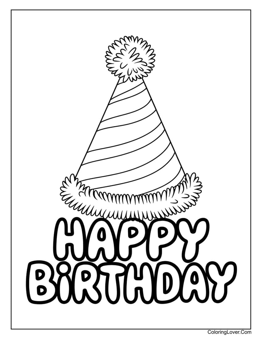51 Happy Birthday Coloring Pages Free Printables For All Ages 51 Happy Birthday Coloring Pages Free Printables For All Ages