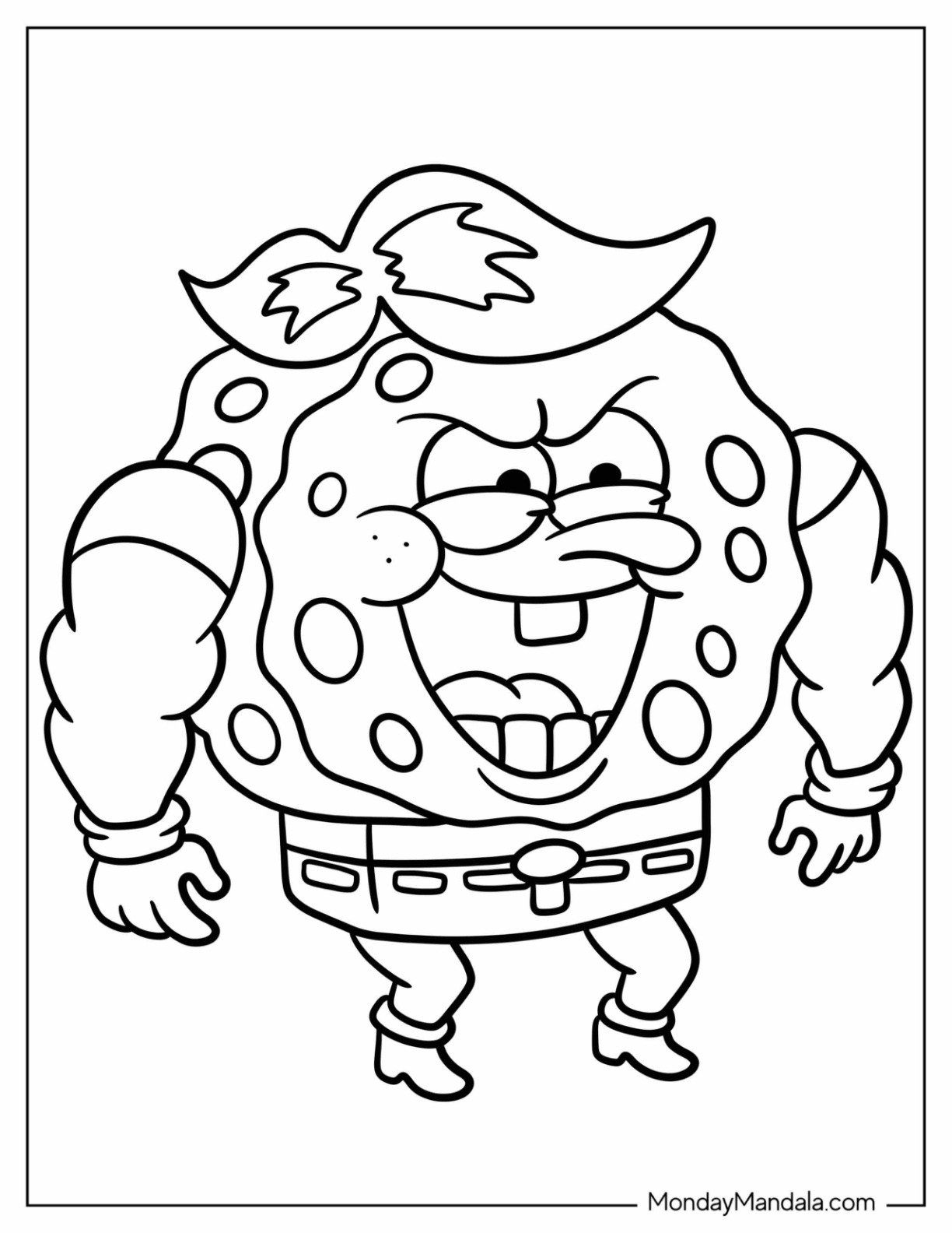 spongebob squarepants colouring sheets