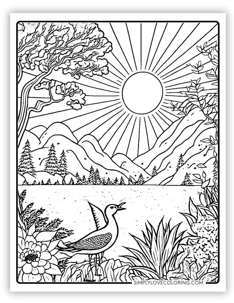 59 Majestic Nature Coloring Pages Free PDF Printables Simply Love Coloring 59 Majestic Nature Coloring Pages Free PDF Printables Simply Love Coloring